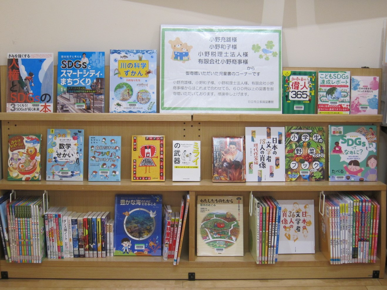 御寄贈いただいた図書