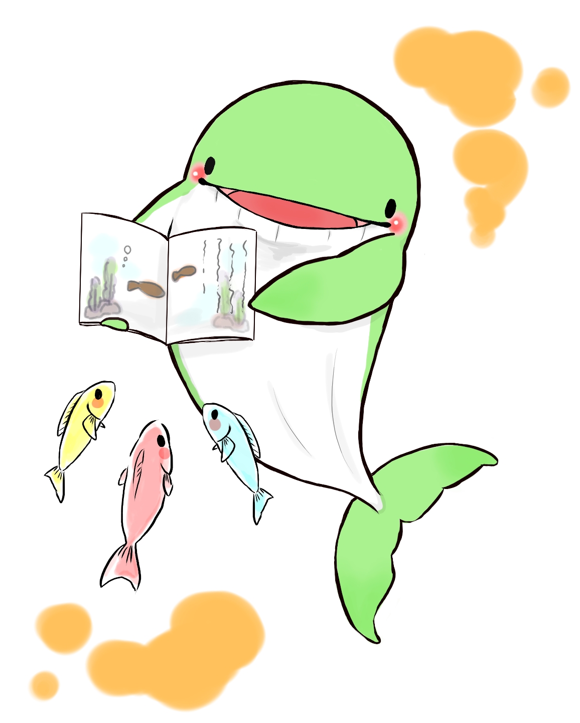 よみきかせくじらちゃん（カラー）